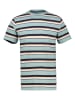 Lerros Shirt turquoise/donkerblauw/oranje