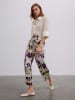 BGN Hose in Lila/ Creme