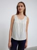 BGN Blusentop in Creme/ Schwarz