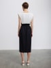 BGN Jurk zwart/wit