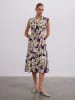 BGN Kleid in Lila/ Creme