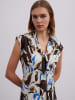 BGN Kleid in Creme/ Braun