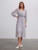 BGN Jurk wit/blauw