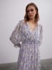 BGN Kleid in Weiß/ Blau