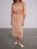 BGN Kleid in Creme/ Rosa