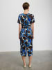 BGN Kleid in Blau/ Braun/ Creme
