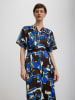 BGN Kleid in Blau/ Braun/ Creme