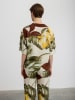 BGN Blouse groen/crème