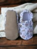 hippodino Hausschuhe in Creme/ Bunt