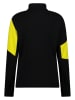 CMP Fleece jas zwart/geel