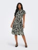 ONLY Kleid in Beige/ Schwarz