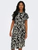 ONLY Kleid in Beige/ Schwarz