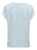 ONLY Shirt lichtblauw/wit