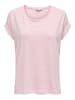 ONLY Shirt in Rosa/ Weiß