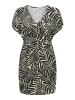 ONLY Kleid in Beige/ Schwarz