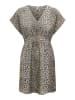 ONLY Kleid in Hellbraun/ Beige/ Schwarz