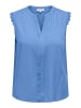 ONLY Carmakoma Bluse in Blau