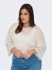 ONLY Carmakoma Sweter w kolorze kremowym