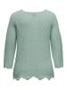 ONLY Carmakoma Sweter w kolorze miętowym