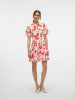 Vero Moda Kleid in Weiß/ Rot