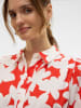 Vero Moda Kleid in Weiß/ Rot