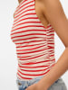 Vero Moda Top w kolorze biało-czerwonym