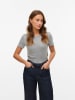 Vero Moda Koszulka w kolorze szarym