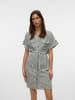 Vero Moda Sukienka w kolorze antracytowo-białym