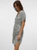 Vero Moda Kleid in Anthrazit/ Weiß