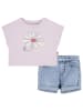 Levi's Kids 2-częściowy zestaw w kolorze błękitno-fioletowym