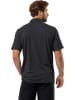 Jack Wolfskin Koszulka polo "Delgami" w kolorze czarnym