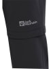 Jack Wolfskin Zip-Off-Trekkinghose "Active" in Schwarz