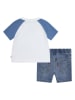Levi's Kids 2-delige outfit wit/blauw/meerkleurig