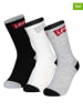 Levi's Kids 3er-Set: Socken in Schwarz/ Weiß/ Grau