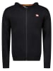 Canadian Peak Cardigan "Felinoodeak" in Schwarz