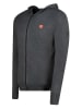 Canadian Peak Cardigan "Felinoodeak" in Anthrazit
