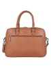 Bellicci Leder-Henkeltasche "Cameron" in Cognac - (B)40 x (H)28 x (T)7 cm
