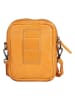 Bellicci Leder-Umhängetasche ""Charlotte" in Senf - (B)13 x (H)19 x (T)3,5 cm