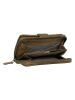 Bellicci Leder-Geldbörse in Taupe - (B)18 x (H)9,5 x (T)3,5 cm