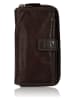 Bellicci Leder-Geldbörse "Greta" in Braun - (B)18 x (H)9,5 x (T)3,5 cm