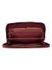 Bellicci Leder-Geldbörse "Greta" in Rot - (B)19,5 x (H)10 x (T)3 cm