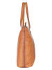 Bellicci Leder-Shopper "Kayden" in Cognac - (B)44 x (H)35 x (T)12,5 cm