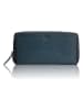 Bellicci Leder-Geldbörse "Kenzie" in Dunkelblau - (B)20 x (H)10,5 x (T)2,5 cm