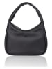Bellicci Leder-Schultertasche "Kimbry" in Schwarz - (B)27 x (H)22 x (T)8 cm