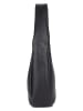 Bellicci Leder-Schultertasche "Kimbry" in Schwarz - (B)27 x (H)22 x (T)8 cm