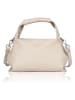 Bellicci Leren handtas "Kimm" beige - (B)27 x (H)16 x (D)17 cm