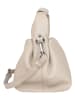 Bellicci Leren handtas "Kimm" beige - (B)27 x (H)16 x (D)17 cm