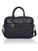 Bellicci Leren businesstas "Presley" zwart - (B)37,5 x (H)27 x (D)5 cm