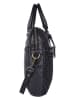 Bellicci Leder-Businesstasche "Presley" in Schwarz - (B)37,5 x (H)27 x (T)5 cm