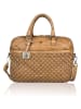 Bellicci Leren businesstas "Presley" cognackleurig - (B)37,5 x (H)27 x (D)5 cm
